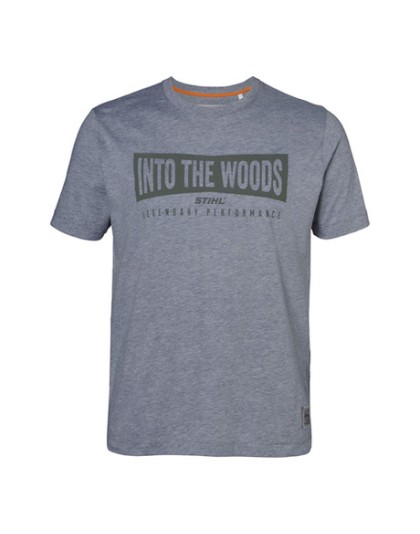 Мъжка тениска "WOOD" STIHL сива