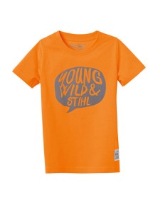 Оранжева детска тениска YOUNG WILD STIHL